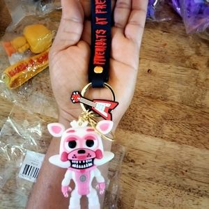 Mangle keychains from Freddy Five Nights, ready for a birthday gift